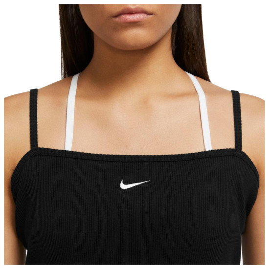 Nike Γυναικεία αμάνικη μπλούζα Sportswear Essential Rib Crop Top